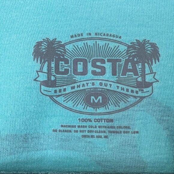 COSTA Short Sleeve T-Shirt “Sea to Shining Sea” Size Medium - Picture 4 of 5